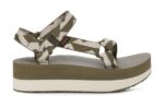 Flatform Universal Teva Balance Oliva Quemado