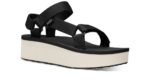 Flatform Universal Teva Black-tan - Imagen 2