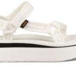 Teva Flatform Universal Malla Impresión Blanco Brillante