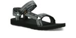 Teva Original Universal Campo Negro-blanco - Imagen 2